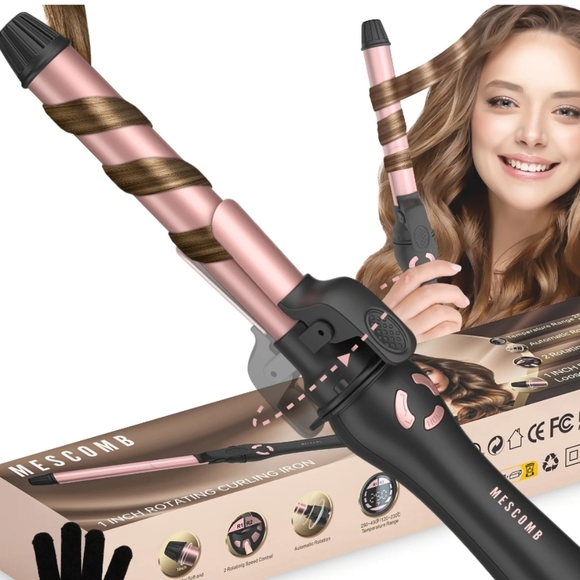 Mescomb Other - Mescomb 1in Rotating Curling Iron